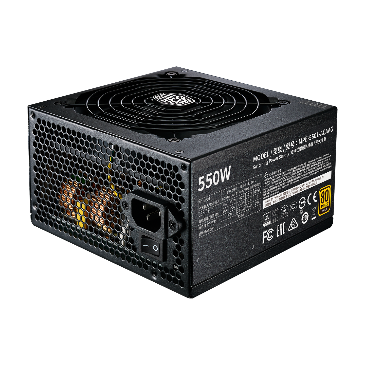 CoolerMaster G Gold 550w V2 Power Supply CoolerMaster G Gold 550w V2 Power Supply